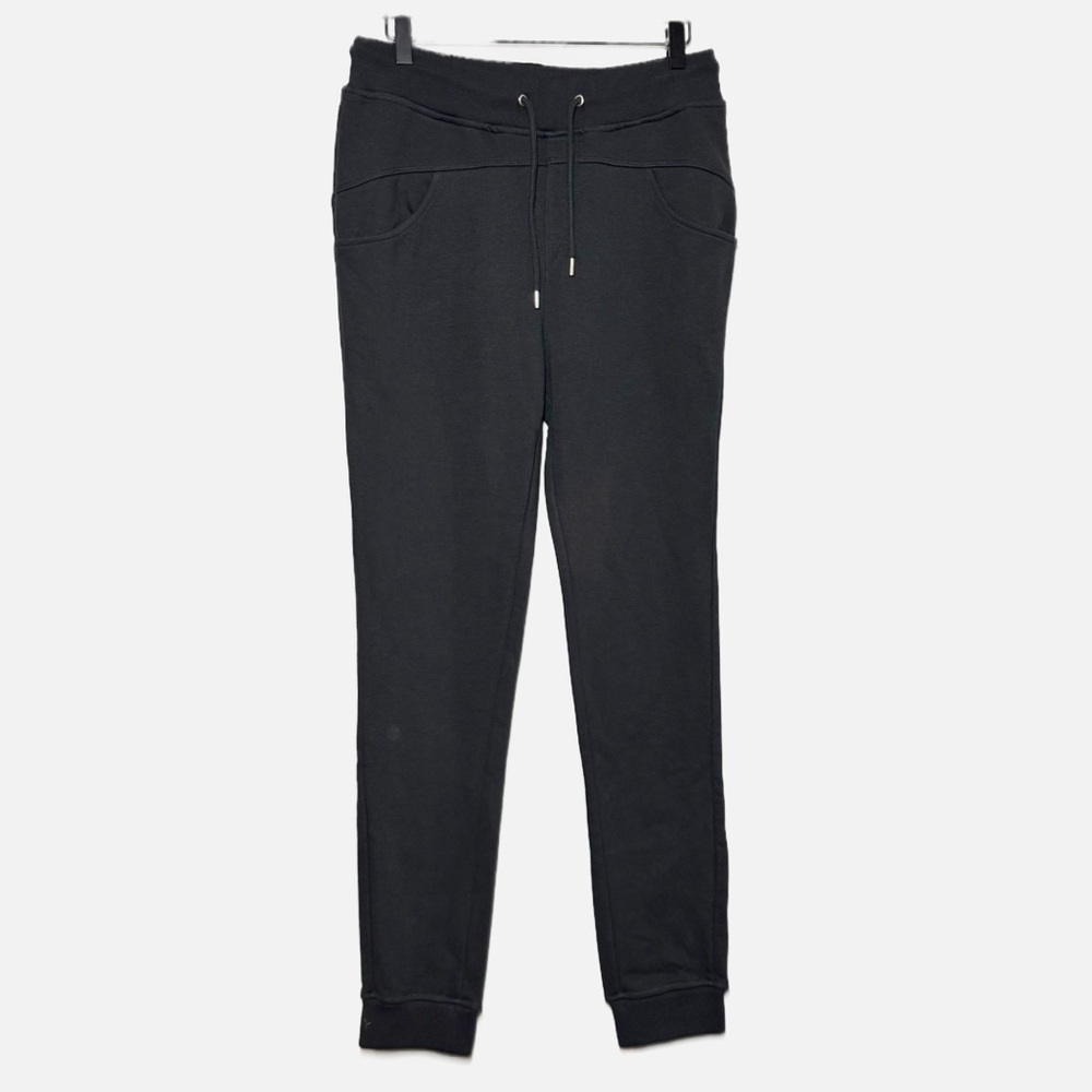 Liebeskind NWT ninja black casual pull on jogger pants drawstring pockets  L